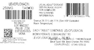 Label (Levofloxacin 250mg)